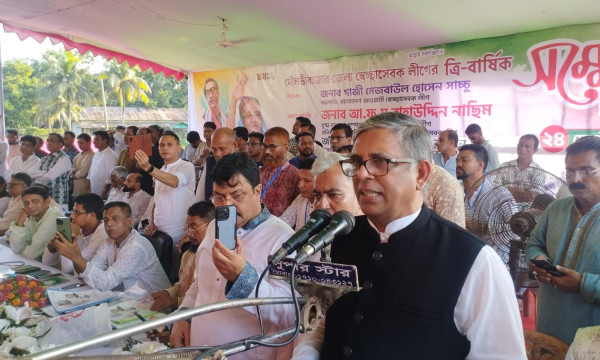 পরাশক্তির নিষেধাজ্ঞায় বিএনপি-জামাত আত্মহারা হয়ে উঠে: বাহাউদ্দিন নাছিম
