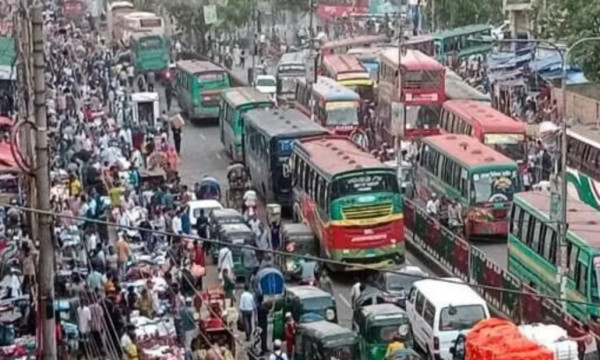 রাজধানীজুড়ে তীব্র যানজট, ভোগান্তিতে নগরবাসী