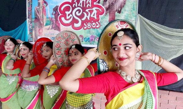 বগুড়ায় নবান্ন উৎসব উদযাপন