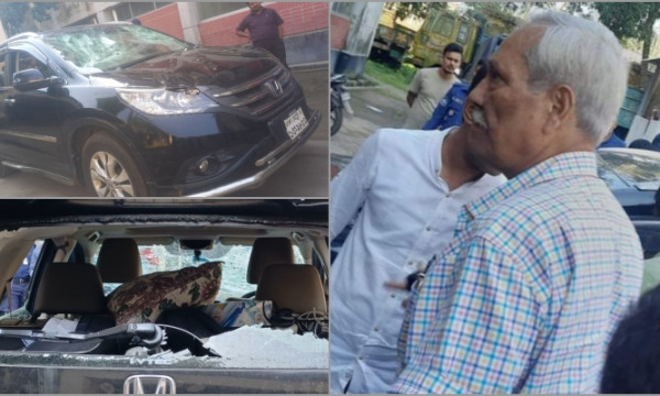 শাহজাহান ওমরের গাড়ি ভাঙচুর, মামলা দিতে গিয়ে গ্রেপ্তার