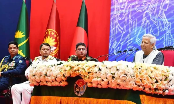 জনগণ যেন সব ক্ষমতার মালিক হতে পারে তেমন দেশ গড়তে চাই: প্রধান উপদেষ্টা