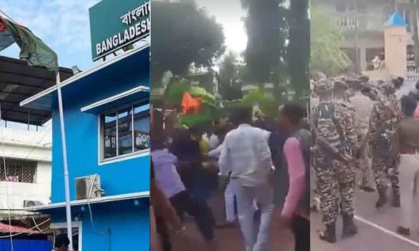 আগরতলায় বাংলাদেশ সহকারী হাইকমিশনে হামলা, ভারতের দুঃখ প্রকাশ