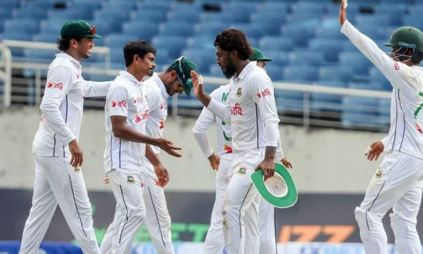 ১৫ বছর পর ওয়েস্ট ইন্ডিজের মাটিতে বাংলাদেশের টেস্ট জয়