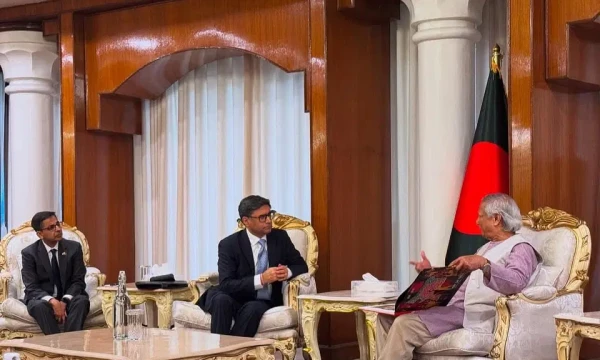 প্রধান উপদেষ্টার সঙ্গে ভারতের পররাষ্ট্রসচিবের সাক্ষাৎ