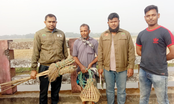 কমলগঞ্জে ফাঁদ পেতে পাখি শিকার, যুবকের কারাদণ্ড